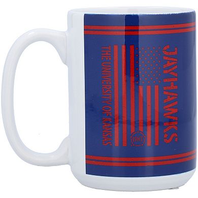 Kansas Jayhawks 15oz. OHT Military Appreciation Mug
