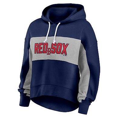 Women's Profile Navy Boston Red Sox Plus Size Pullover Hoodie