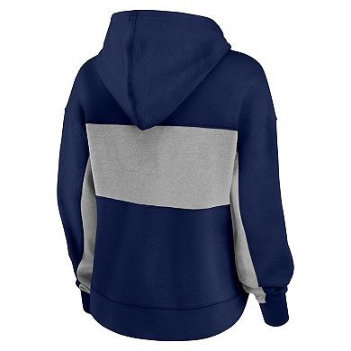 Women's Profile Navy New York Yankees Plus Size Pullover Hoodie