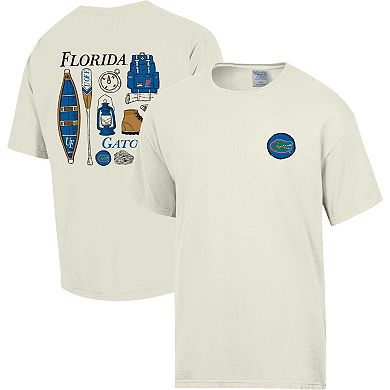 Men's Comfort Wash Cream Florida Gators Camping Trip T-Shirt