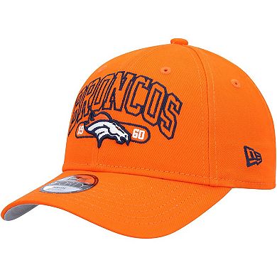 Youth New Era Orange Denver Broncos Outline 9FORTY Adjustable Hat