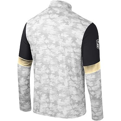 Men's Colosseum  Camo Vanderbilt Commodores OHT Military Appreciation Tomahawk Quarter-Zip Windshirt