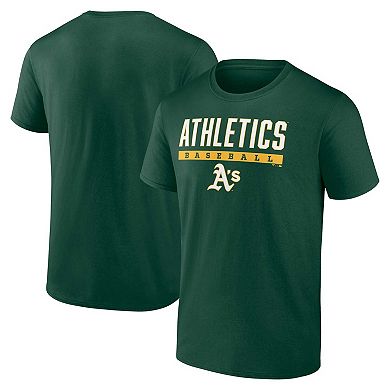 Men's Fanatics Branded Green Oakland Athletics Power Hit T-Shirt