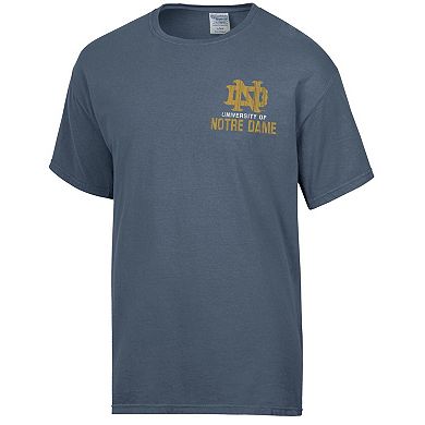 Men's Comfort Wash Steel Notre Dame Fighting Irish Vintage Logo T-Shirt