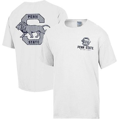 Men's Comfort Wash White Penn State Nittany Lions Vintage Logo T-Shirt