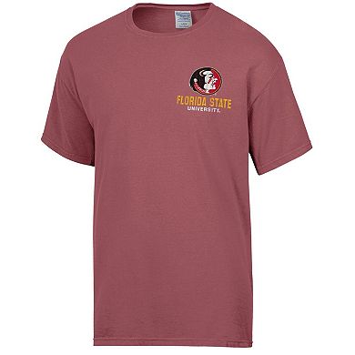 Men's Comfort Wash Garnet Florida State Seminoles Vintage Logo T-Shirt