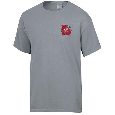 Men's Comfort Wash  Graphite Georgia Bulldogs STATEment T-Shirt