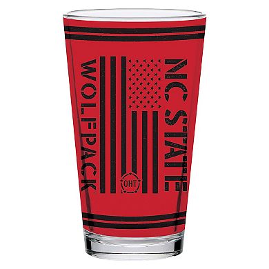 NC State Wolfpack 16oz. OHT Military Appreciation Pint Glass