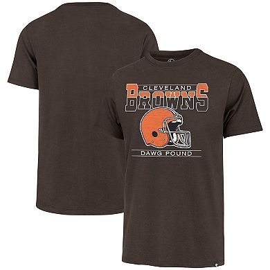 Men's '47 Brown Cleveland Browns Time Lock Franklin T-Shirt