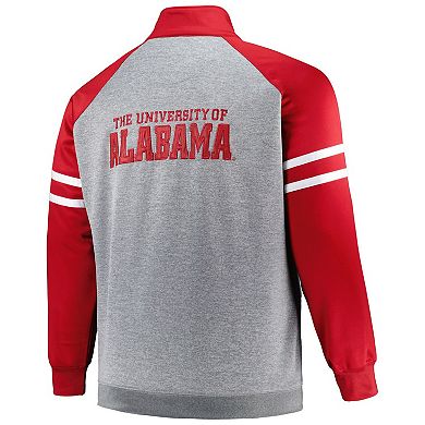 Men's Profile Crimson Alabama Crimson Tide Big & Tall Fleece Full-Zip Jacket