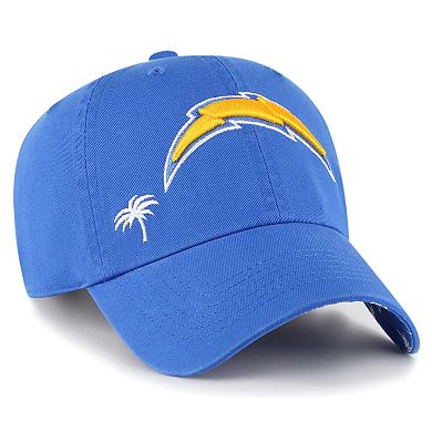 Women's '47  Powder Blue Los Angeles Chargers Confetti Icon Clean Up Adjustable Hat