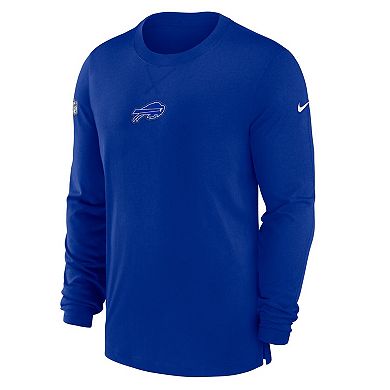 Men's Nike Royal Buffalo Bills 2023 Sideline Performance Long Sleeve T-Shirt