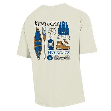Men's Comfort Wash Cream Kentucky Wildcats Camping Trip T-Shirt