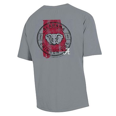 Men's Comfort Wash  Graphite Alabama Crimson Tide STATEment T-Shirt