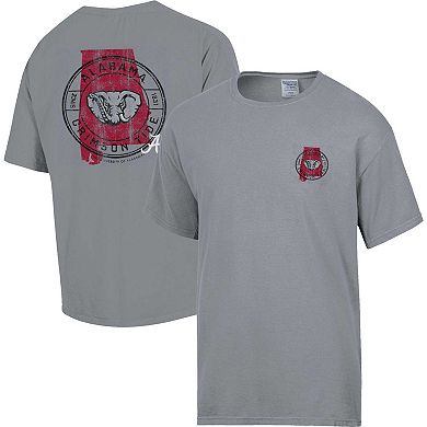 Men's Comfort Wash  Graphite Alabama Crimson Tide STATEment T-Shirt