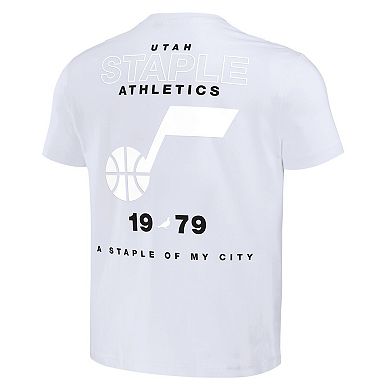 Men's NBA x Staple White Utah Jazz Home Team T-Shirt