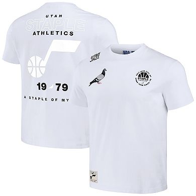 Men's NBA x Staple White Utah Jazz Home Team T-Shirt