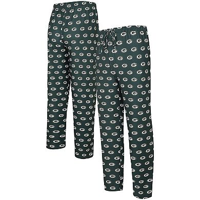 Men's Concepts Sport  Green Green Bay Packers Gauge Allover Print Knit Pants