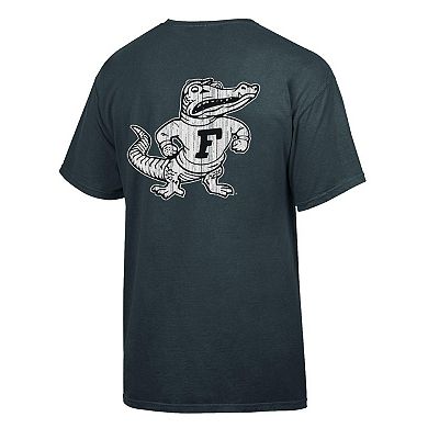 Men's Comfort Wash  Charcoal Florida Gators Vintage Arch 2-Hit T-Shirt