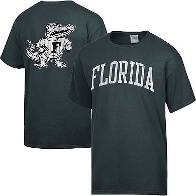 Men's Comfort Wash  Charcoal Florida Gators Vintage Arch 2-Hit T-Shirt