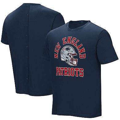 Men's  Navy New England Patriots Field Goal Assisted T-Shirt