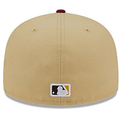 Men's New Era Vegas Gold New York Mets/Cardinal 59FIFTY Fitted Hat