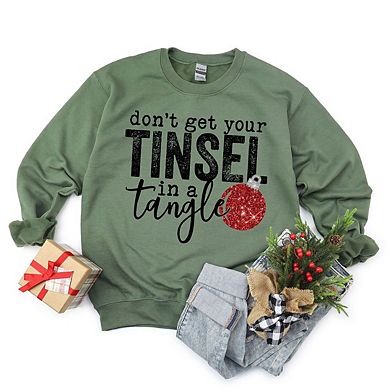 Tinsel In A Tangle Bulb Sweatshirt