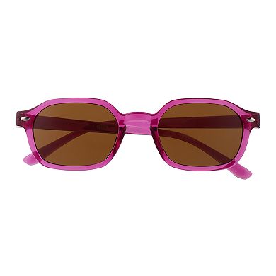 Women's Cali Blue Narrow Square Sunglasses