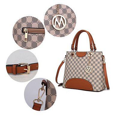 MKF Collection Gabriella Vegan Leather Handbag with Wallet by Mia K- 2PC set