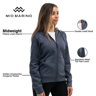 Mio Marino Premium Zip-Up Hoodie for Women