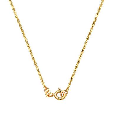 10k Gold 1/10 Carat T.W. Diamond Cross Pendant Necklace