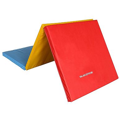 BalanceFrom Fitness GoGym Thick Folding 3 Panel Gym Fitness Mat