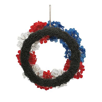 Celebrate Together Americana Artificial Hydrangea Wreath