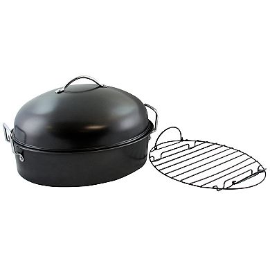 Gibson Home Kenmar High Dome Oval Roaster Set