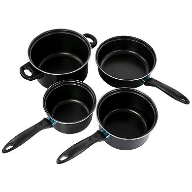 Gibson Home Newton 7 Piece Carbon Steel Cookware Set