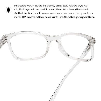Blue Light Blocking Reading Glasses For Men And Women, Anti Glare, Anti Eyestrain, Uv Protection