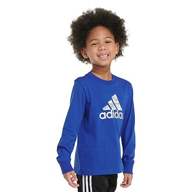 Boys 4-7 adidas France Camo Logo Long Sleeve T-Shirt