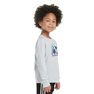 Boys 4-7 adidas Soccer Long Sleeve Graphic T-Shirt