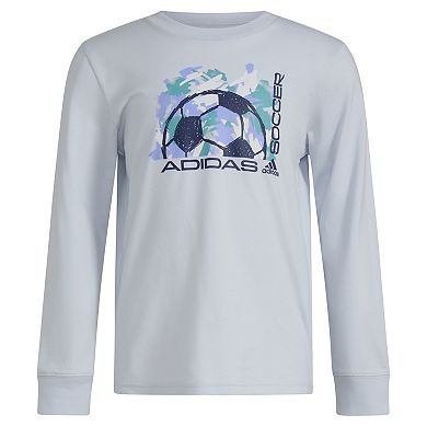 Boys 4-7 adidas Soccer Long Sleeve Graphic T-Shirt