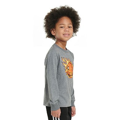 Boys 4-7 adidas Graphic Long Sleeve T-Shirt