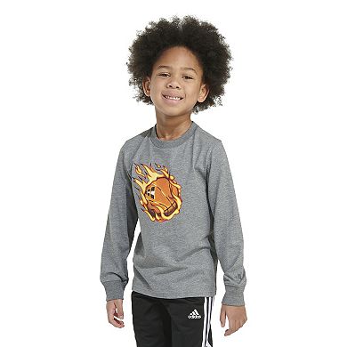 Boys 4-7 adidas Graphic Long Sleeve T-Shirt