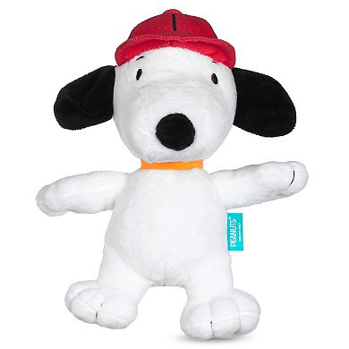Peanuts Baseball Snoopy Squeaker Dog Toy