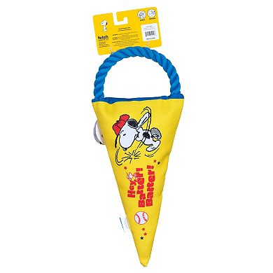 Peanuts Fan Banner Rope Dog Toy
