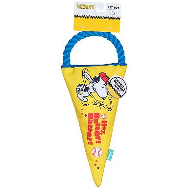 Peanuts Fan Banner Rope Dog Toy