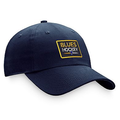Women's Fanatics Branded  Navy St. Louis Blues Authentic Pro Rink Adjustable Hat