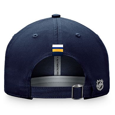 Women's Fanatics Branded  Navy St. Louis Blues Authentic Pro Rink Adjustable Hat