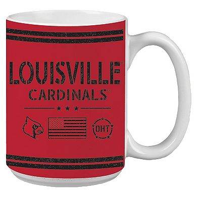 Louisville Cardinals 15oz. OHT Military Appreciation Mug