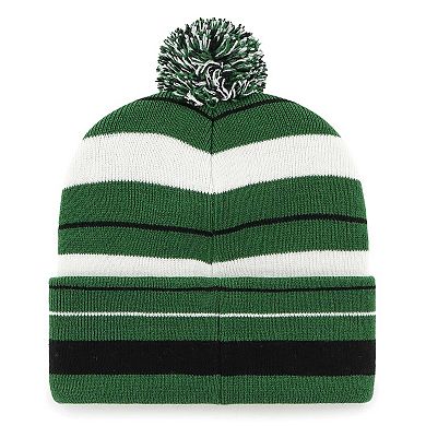 Women's '47 Green New York Jets Powerline Cuffed Knit Hat with Pom