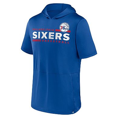 Men's Fanatics Branded Royal Philadelphia 76ers Possession Hoodie T-Shirt