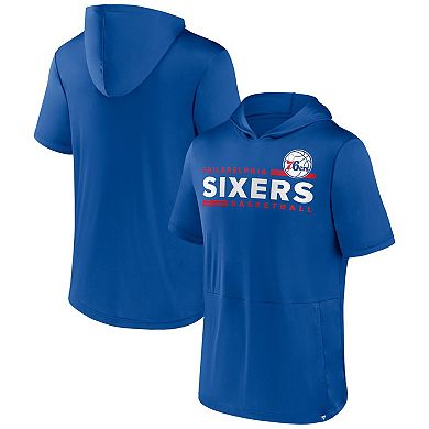 Men's Fanatics Branded Royal Philadelphia 76ers Possession Hoodie T-Shirt